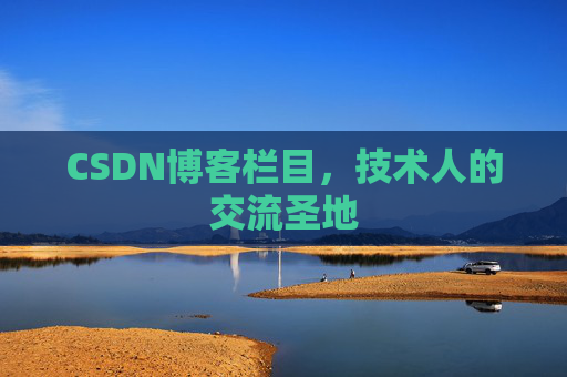 CSDN博客栏目，技术人的交流圣地